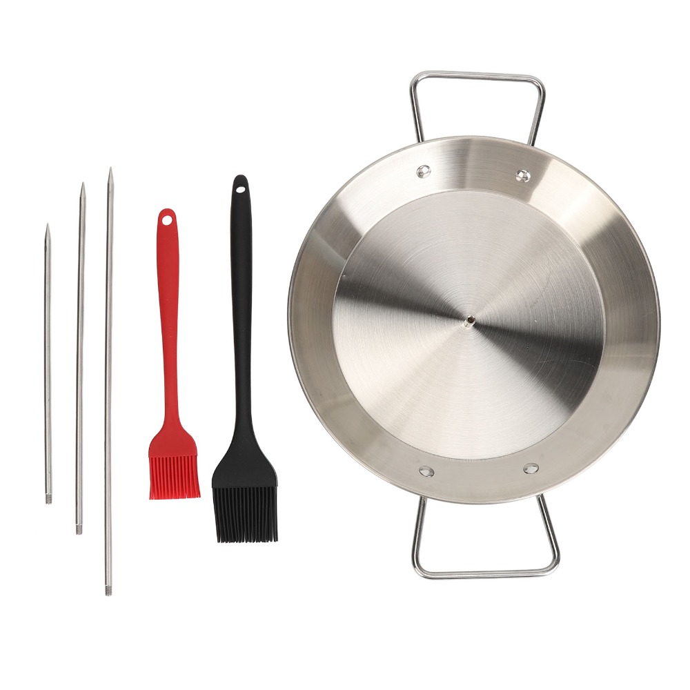 Paella Pan Steel - Набор вертикальных шампуров из нержавеющей стали,