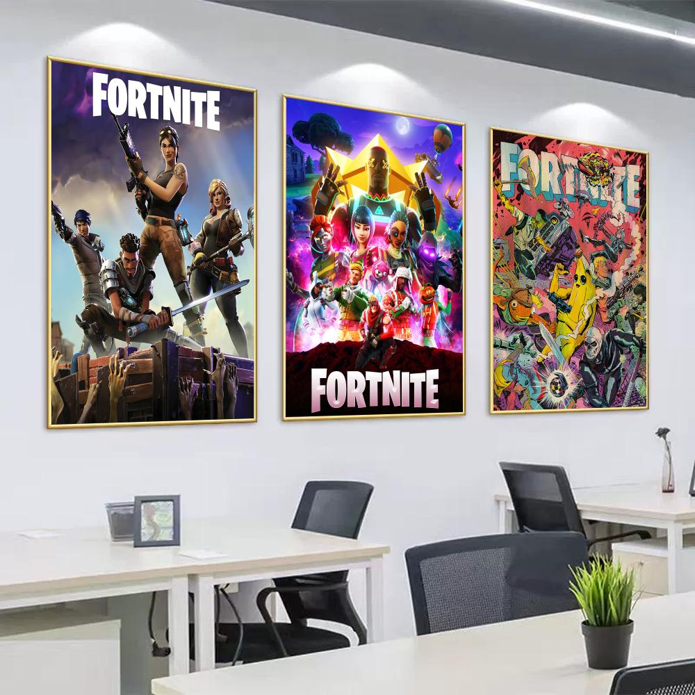 Home Cooking Game - Игра F-Fortnite, картина на холсте для