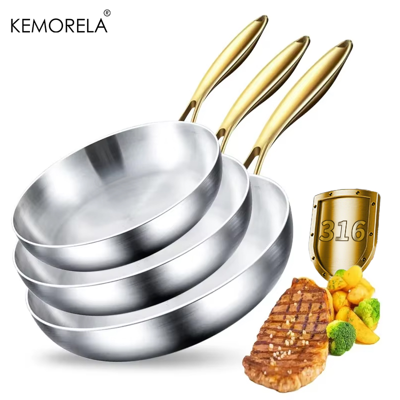 Paella Pan Steel - 3 шт./компл. сковорода из нержавеющей стали