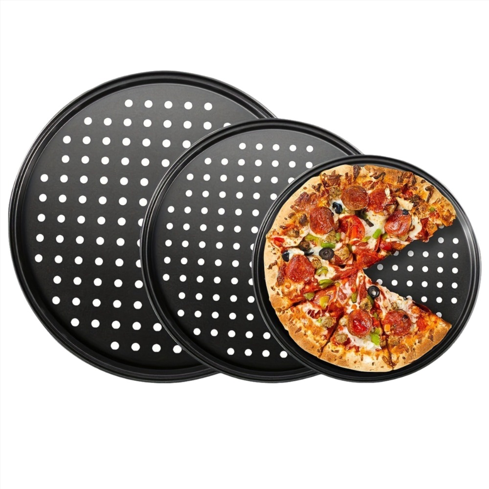 Paella Pan Steel - Набор перфорированных противней для пиццы из