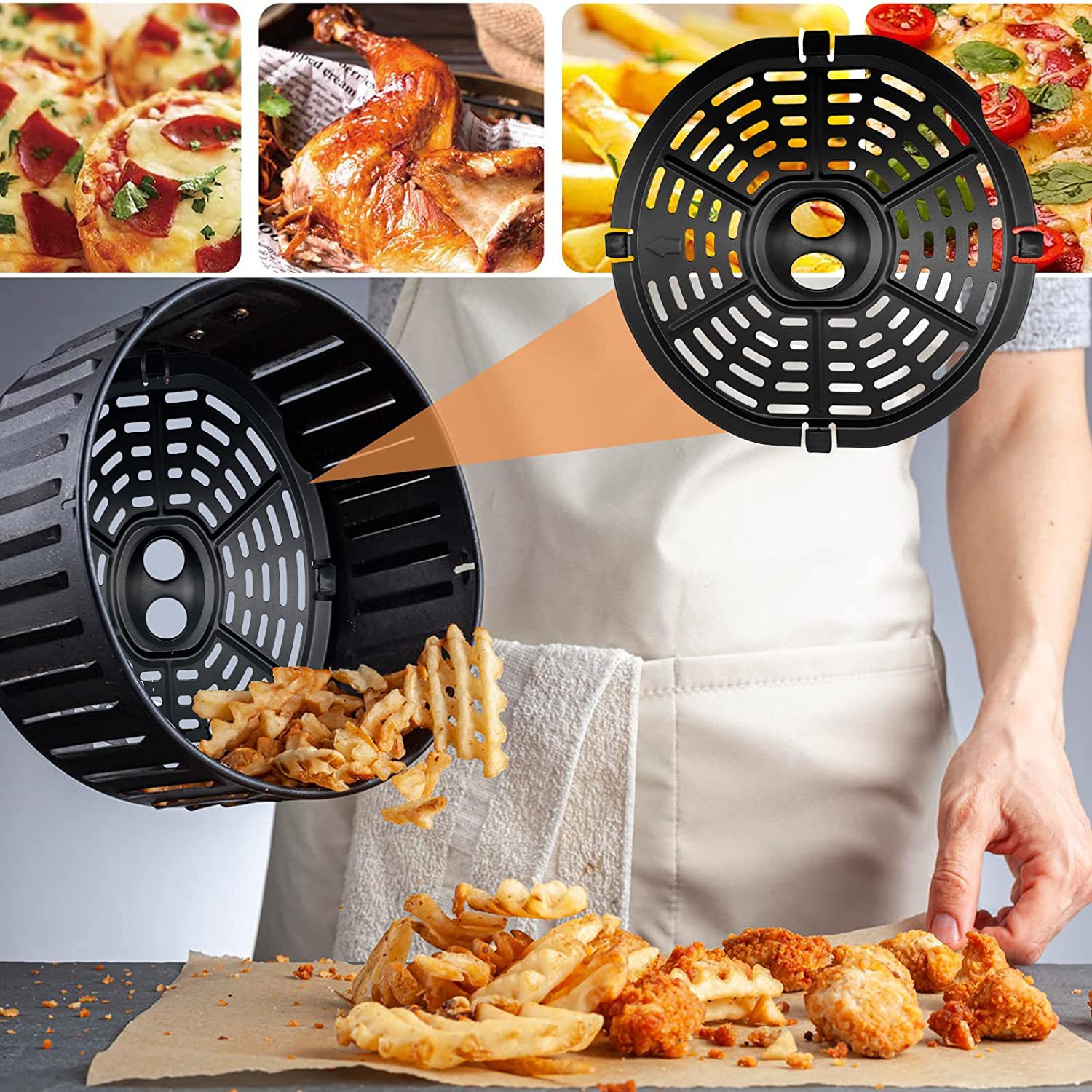 Сменная корзина для аэрофритюр – обзор и цена Paella Pan Steel