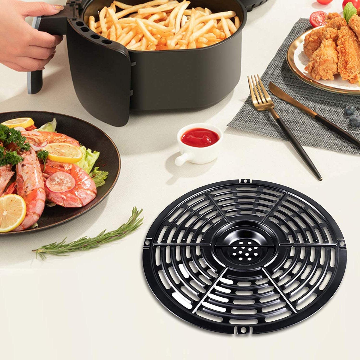 Сменная корзина для аэрофритюр – обзор и цена Paella Pan Steel