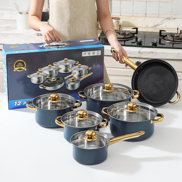Набор синей посуды с антиприга – обзор и цена Paella Pan Steel