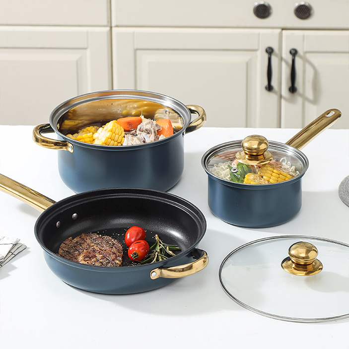 Набор синей посуды с антиприга – обзор и цена Paella Pan Steel