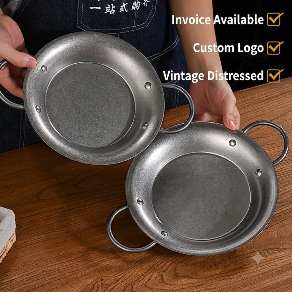 Ретро-тарелки для паэльи из не – обзор и цена Paella Pan Steel