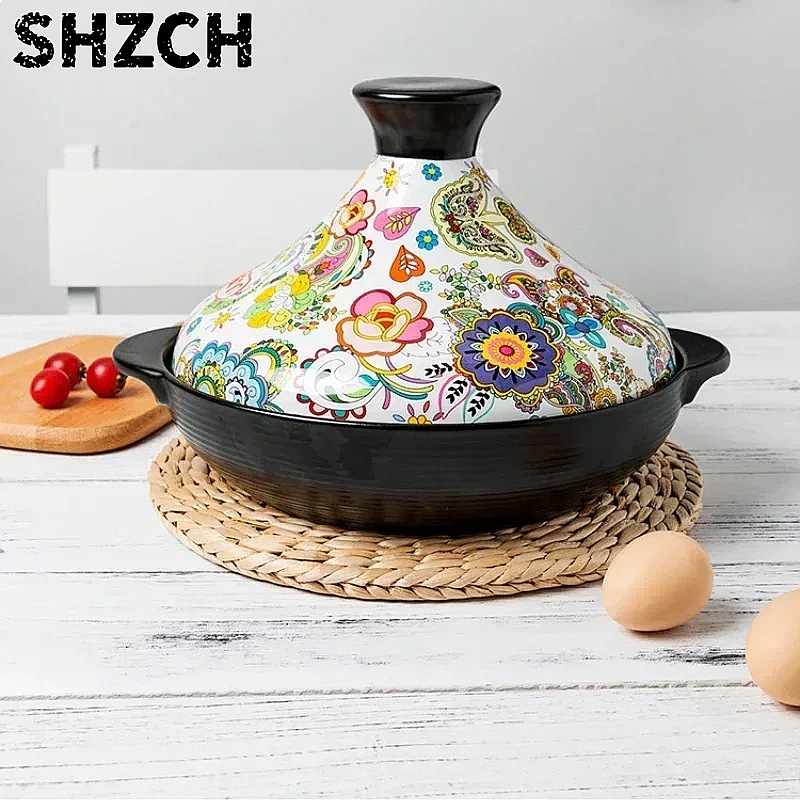 Керамический горшок-тажин 2 л, – обзор и цена Tagine Clay Pot