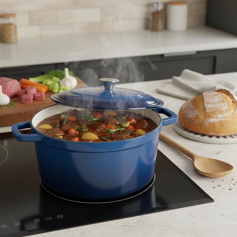 Эмалированная чугунная жаровня – обзор и цена Dutch Oven Enamel