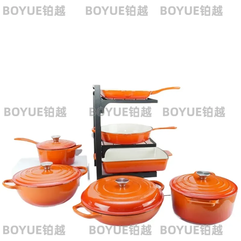 Набор из 7 предметов: чугунная – обзор и цена Dutch Oven Enamel