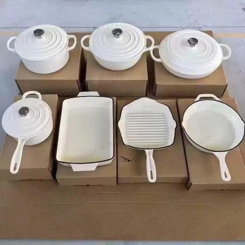 Набор из 7 предметов: эмалиров – обзор и цена Dutch Oven Enamel