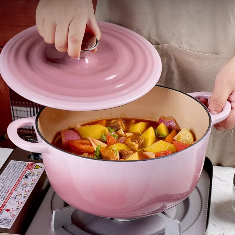 Чугунная эмалированная кастрюл – обзор и цена Dutch Oven Enamel